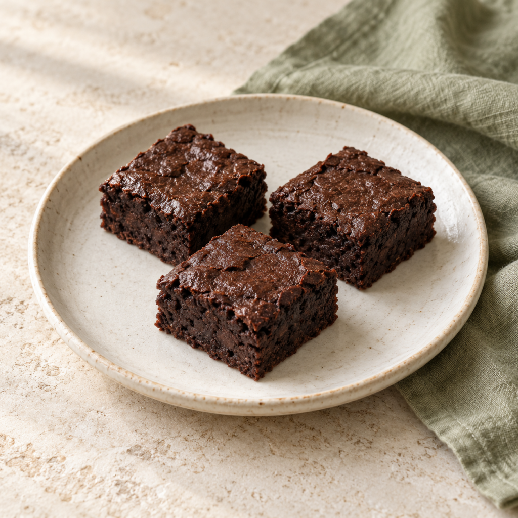 Fazolové brownies bez mouky – ilustrační obrázek